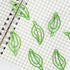 TEHAUX 30pcs Mini Paper Clips, Leaf Paper Clip, Small Stationery Clips, Office Paperclips, Bookmark Clip