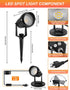 3000K Tree(2 Pack) Dusk to Dawn Outdoor LED Spotlight,Outdoor Landscape Lighting with Photocell Sensor, Warm White
