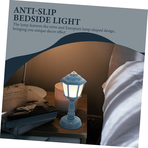 Rechargeable Vintage Style LED Bedside Table Lamp