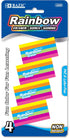 BAZIC Rainbow Erasers, Latex Free, Large Size Block Erasers for Art Drawing, 4/Pack