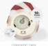 2-Pack (1.4" 2") Luminara Moving Flame LED Flameless Tealight x Battery Operated Plastic LED Flameless Tea Light Smooth