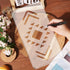 7.87x 11.81 inch Aztec Pattern Router Template Acrylic Router Template for Woodworking Drawing Inlay Templates for Wood