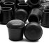 Piutouyar 16mm 5/8 Inches Black(20Pcs) Round PVC Rubber Furniture Covers, / Table Chair Leg Tip Protectors, Non-Slip