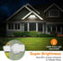 28W 3000LM 2 5500K IP65 LEPOWER LED Security Flood Light Outdoor, Switch Controlled Aluminum Security Light, Adjustable