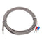 MECCANIXITY K Type Thermocouple Temperature Sensor PT100 6mm High Temperature Probe 13ft Wire