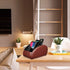SITHON Remote Control Holder with 5 Compartments, PU Leather Remote Caddy Desktop Organizer for TV, DVD, Media Player