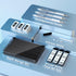 Four Candies Cute Mechanical Pencil Set with Case - 3PCS 0.5mm Pencils with 180PCS HB Lead Refills, Erasers for Students