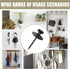 30 Pack Double Headed Push Pins for Hanging Pictures & Tapestry, Mini Wall Hook Design for Small Wall Decor & String