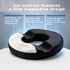 D DITALON Tailbone Donut Pillow Seat Cushion for Pain Relief, Memory Foam Coccyx Cushion with Ergonomic Cutout