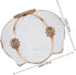 E27 4.2cm VALICLUD Plastic Lampshade with Iron Frame, Small Pendant Light Cover for Ceiling and Floor Lamps, Aperture