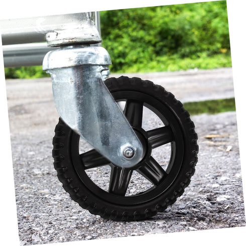 4Pcs PRETYZOOM Replacement Rolling Grocery for Easy Navigation Stairs and Stable Design for Shopping Carts and Hand