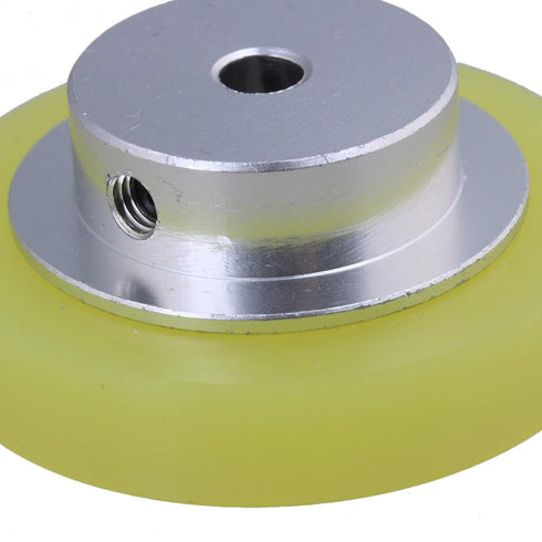 CNBTR 50x6mm Aluminum Silicone Industrial Encoder Wheel Meter for Rotary Encoder