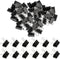 Small Binder Clips 1 Inch (36 Pack), Mini Paper Clips Clamps for Office and Home Supplies, Black by Aellabus