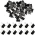Small Binder Clips 1 Inch (36 Pack), Mini Paper Clips Clamps for Office and Home Supplies, Black by Aellabus
