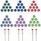 Radial Bristle Disc, GOXAWEE 66Pcs (1") Detail Abrasive Brush Kit for Rotary Tool, Mixed Grit 80# 120# 220# 400# 600#