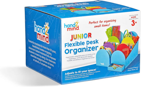 hand2mind Junior Flexible Desk Organizer, Modular Accessories for Teachers, Pencil Holder for School Supplies
