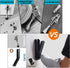 Kickdown Door Stoppers, No Drilling Door Stop with Adhesive Stickers, Easy Pedal Doorstop for Office, Dorm, Classroom,
