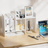Desk Shelves Wood Desktop Orgnizer Shelf. Office Organization for Top of Desk Organizers and Accessories Bookshelf