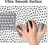 Boho Desk Mat, XXL Polka Dot Mouse Pad for Women Office Decor, Non-Slip Rubber Base, 31.5''X15.7'' with Stitched Edges