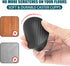 2 x 2 Rubber Caster Cups - Round Non Slip Furniture Pads, Anti-Slip Gripper Floor Protector for Bed Couch (8 Pack)