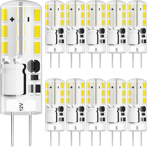 G4 LED Bulb JC Type Bi-Pin Base Bulb 1.5W AC/DC 12V 10W