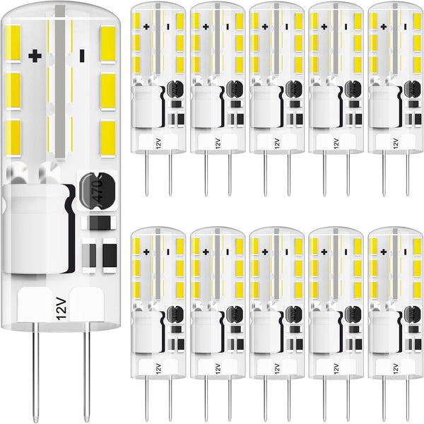G4 LED Bulb JC Type Bi-Pin Base Bulb 1.5W AC/DC 12V 10W