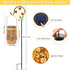 Sunflower Solar Lanterns Outdoor Waterproof, Mothers Day Gifts for Women Mom Grandma, Metal Hanging Lantern Solar