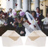 PONATIA 50 Pieces/Lot A7 Envelopes, 5.25 x 7.5'' Gold Glitter Shiny Envelopes, Perfect for 5x7'' Weddings, Invitation