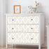 Yun-aeon 17.7" X 120" White and Beige Stripe Peel and Stick Wallpaper for Bedroom Drawers Cabinets Decor