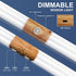FOCULITY dimming Closet countertop (15 inch Under Cabinet Lights, LED Rechargeable Battery Driven Indoor Motion Sensor