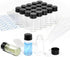 10ml Clear Glass Vials with Screw Caps and Plastic Stoppers - 30PCS Leak-Proof Liquid Storage Vials