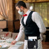 ZMD Server Apron Waist Pouch, Restaurant Waitress Apron with Pockets Utility Belt Women Work Apron Waist Pouch