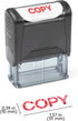 Self Inking Rubber Stamp - Refillable Red Ink Preinstalled (9/16" x 1-1/2") (Copy)