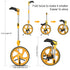 Zozen Distance Measuring Wheel, Collapsible Measure Wheel in Feet and Inches, Includes Backpack and Tape Measure
