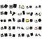 Tactile Button Switch Tact Switch Package, Micro Momentary Tact Assortment Kit (25 Value, 250PCS)