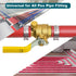 LOKMAN 50 Pack 3/4 Inch PEX Cinch Clamps - Stainless Steel Crimp Rings for PEX Tubing Pipe Fitting