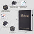 JUBTIC Meeting Notebook for Work with Action Items, Note Taking and Agenda Organizer, Office Planner Supplies, Black