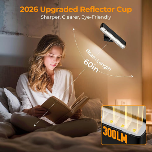 3 360 1-Pack) MOITA Magnetic Wireless Battery Operated Wall Sconce, Rechargeable Remote Control & Touch Control Wall
