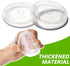 200 Count 4 oz Frozen Frozen Clear Plastic Flat Lids Paper Ice Cream Cups Yogurt Cup Dessert Bowls Dessert