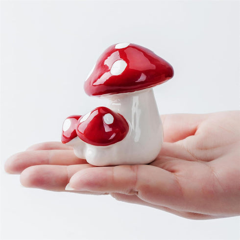 Mushroom Toilet Floor Bolt Caps, Ceramic Mushroom Toilet Bolt Covers, Cute Bathroom Decor, Fun Gadgets Easy