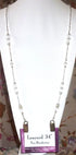 Crystal Bling Women's Bulldog Beaded Lanyard for ID Badge Holder, Teacher, Cruise Keys