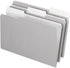 Pendaflex 435013GRA Interior File Folders, Legal, Gray, 1/3 Cut Top Tab (Box of 100)