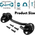 Rainspire (2 Pack) 4 Inch) Privacy Hook and Eye Latch for Barn Door, Stainless Steel Gate Latch Barn Door Lock Cabin