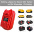 Adapter for Craftsman V20 Cordless Tools, for DeWalt 20V and Milwaukee M18 Lithium Battery Conversion