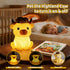 Dimmable 20 Amaredom Highland Cow Night Light, Cute Silicone Cow Lamp, Rechargeable LED Bedside Lamp with Minutes Timer