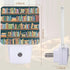 YASHILAIYA Bookshelf Library Book Night Light,Night Lights Plug into Wall LED Dusk to Dawn Light Sensors Indoor Home