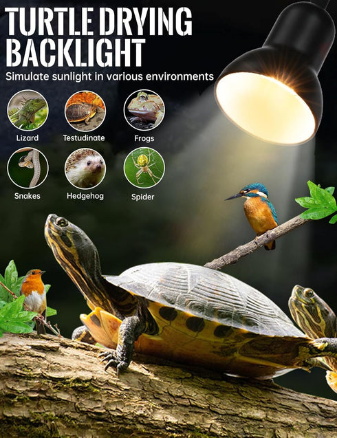 60W E26 (Dimmable Clip On Gooseneck Lamp - Max, Ceramic Fire-Resistant Socket, Classic Durable Switch, Adjustable