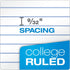 Oxford 5 Subject Notebook, 11 x 9 Inch, 200 Sheets, College Ruled, Assorted Covers, Durable Poly Cover, Perforated