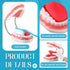 Set Baderke Huge Mouth Model with Hinge and Giant Toothbrush for Speech Therapy, Brushing Teaching Dental Teeth Model