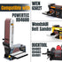 POWERTEC 110153 Sanding Belts - 4 x 36 Inch 240 Grit Aluminum Oxide Belt Sander Sandpaper